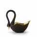Swan Black Bowl Medium 6.5 x 6.5" - 17 x 17cm