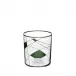 Double Old Fashioned Tumbler Light Neo Enamel Painted X-I-II Green