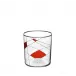 Double Old Fashioned Tumbler Light Neo Enamel Painted X-IV-II Red