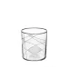 Double Old Fashioned Tumbler Light Neo Enamel Painted X-VII-II White
