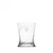 J & L Tumbler J cut, portrait and arabesque