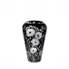 Schwarzemailvasen Black enameled vase III. "poppy"