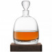 Whisky Islay Decanter 34 oz Clear & Walnut Base