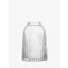 Pleat Vase Height 7.75 in Clear