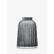 Pleat Vase Height 7.75 in Grey