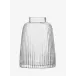 Pleat Vase Height 10.25 in Clear