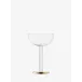 Luca Coupe Glass 7 oz Gold, Set of 2