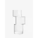 Tier Vase Height 10.25 in Clear