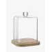 Pavilion Dome & Ash Base Height 15.25 in L11.75 in W11.75 in Clear