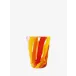Folk Tumbler 9 oz Orange/Red/Yellow, Set of 2