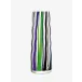 Folk Vase Height 16.5 in Black/Blue/Green