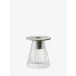 Beacon Clear/Concrete Grey Candle Holder/Vase H4in