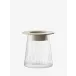 Beacon Clear/Concrete Grey Lantern/Vase H5.5in