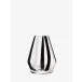 Stripe Black/White Vase H5.5in