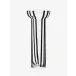 Stripe Black Vase H16.5in