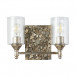 Mosaic 2-Light Vanity-Light Silver