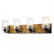 Bocage 4-Light Black And Gold Bath Bar