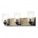 Arcadia 3-Light Bath Bar Black