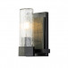 Novarre 1-Light Wall Sconce Black And Grey