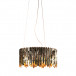 Peron Glam Silver and Gold Chandelier