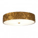 Mosaic 3-Light Flush Gold