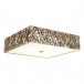 Mosaic Square 3-Light Flush Silver
