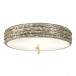 Trellis Silver 3-Light Flush