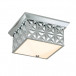 Alpha Square Flush Mount Chrome