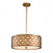 Arabella Large Pendant convertible to Semi Flush Distressed Gold