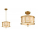 Lemuria Medium 2-Light Pendant/semi flush Warm Distressed Gold