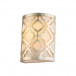 Arabella Wall bracket Flush Metal Sconce Distressed Silver By Lucas McKearn