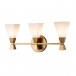 Bowtie 3-Light Bath Bar Laquered Gold