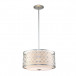 Ziggy Large Pendant Laquered Silver