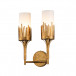 Sawgrass 2 Lt Sconce Gold Leaf