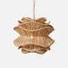 Alondra Natural Rattan Chandelier 22"D x 18"H