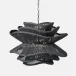 Alondra Dark Charcoal Rattan Chandelier 30"D x 23"H