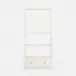 Conrad Bookcase Pristine 36"L x 14"W x 79"H Faux Raffia