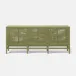 Isla Buffet Sage 80"L x 18"W x 34"H Peeled Rattan