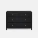 Isla Dresser Onyx 48"L x 20"W x 34"H Peeled Rattan