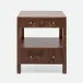 Lindsey Nightstand Walnut Veneer 24"L x 18"W x 28"H