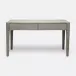 Sorin Desk Castor Gray Vintage Faux Shagreen