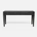 Sorin Desk Black Vintage Faux Shagreen 3-Drawer Desk 64"L x 28"W x 31"H