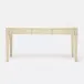 Sorin Desk Off-White Vintage Faux Shagreen