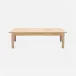 Tamsin Bleached White Teak/Bone Inlay Coffee Table