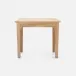 Tamsin Bleached White Teak/Bone Inlay Side Table 30"L x 18"W x 24"H