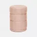 Vaughn Stool Dusty Rose 14"D x 20"H Full-Grain Leather