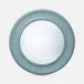 Blaise Powder Blue Faux Shagreen Round Mirror