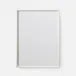 David 30"W x 40"H Bright White Realistic Faux Shagreen Rectangular Mirror
