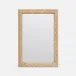 Gene Natural Lattice Abaca Rectangular Mirror 40"W x 50"H