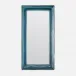 Hetty Blue Translucent Resin Rectangular Mirror 22"W x 44"H